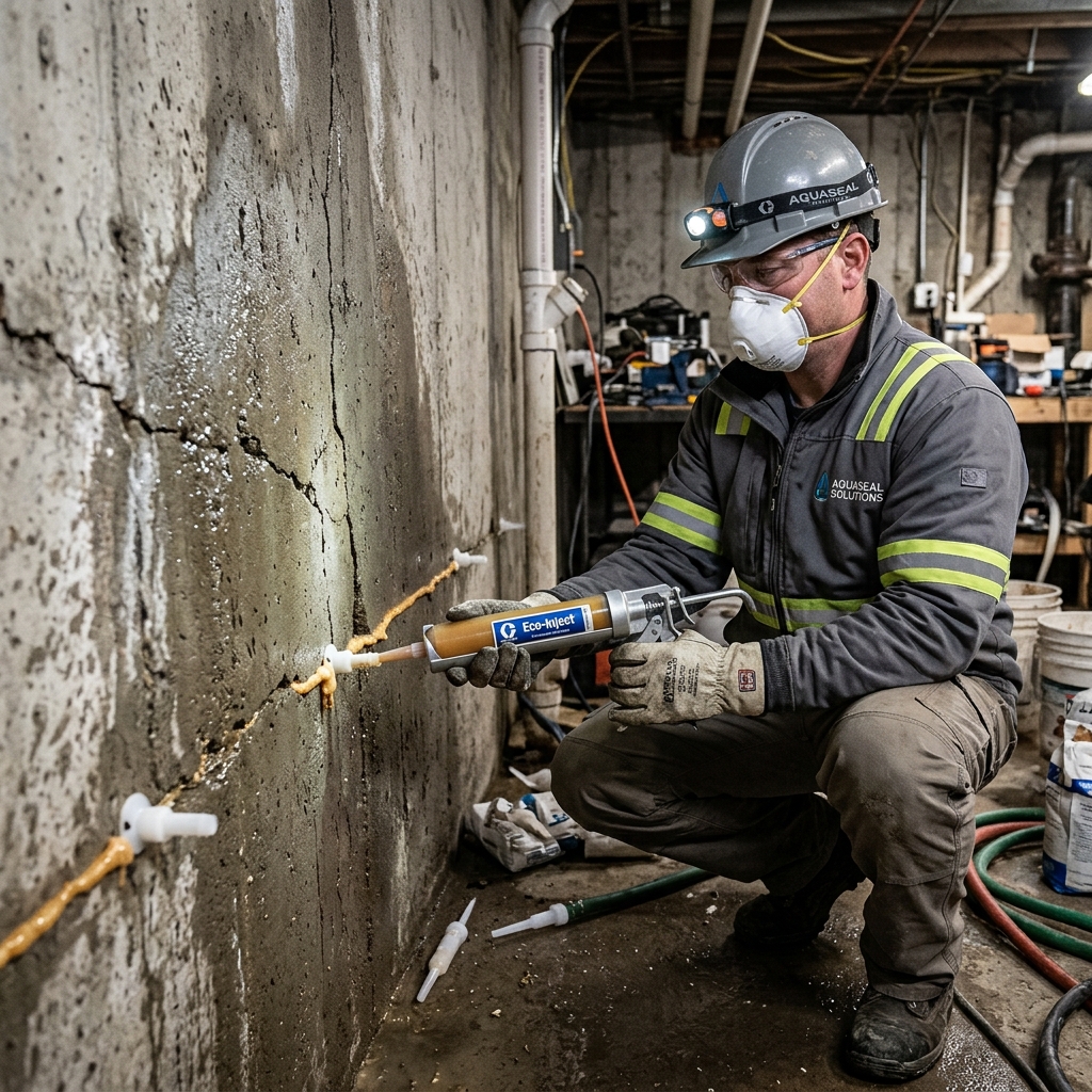The Benefits of PU Injection Grouting for Concrete Cracks